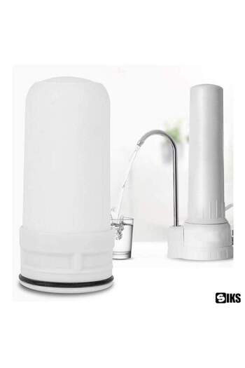 SIKS Faucet Head, Water Purification Filter, White