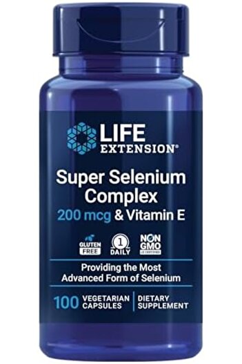 Life Extension Super Selenium Complex 200 mcg & Vitamin E Providing the Most Advanced Form of Seleni