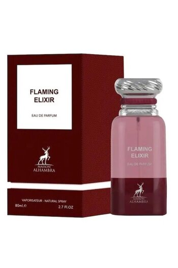 Maison Alhambra Apa de parfum Maison Alhambra Flaming Elixir, 80 ml, iasomie/ghimbir