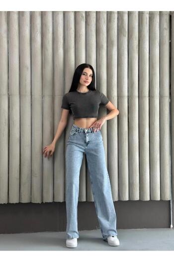 shop Lycra Palazzo Snow Wash Jean Pants
