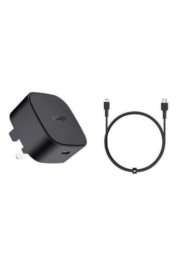 AUKEY Kit On The GO BundleIII PD Charger 20W With MFI USBC To Lightning Cable Black OTGB3-BK