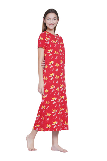 LAUREN SMITH Casual Printed Nightdress Light Green