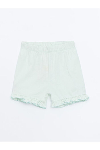 LC Waikiki Elastic Waist Basic Girl's Shorts