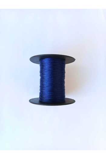 Eskişehir hobi sanat 0,5 mm 50 μέτρα κορδόνι ροζάριο Midnight Blue Χρώμα