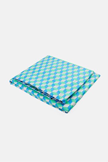 Nautica 3 Pieces Double Geometric Bedsheet Set, Multicolor