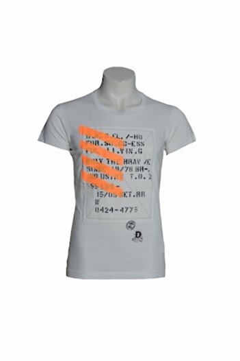 Diesel Men's T-Shirt T-TUWUA-RS, white, size L
