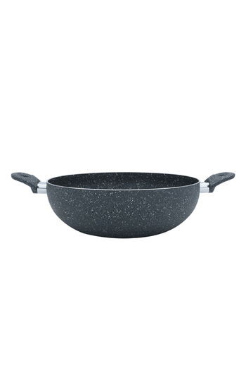 Alsaif Gallery Sword Gallery Granite Tray (Rocky), 30 cm - Black