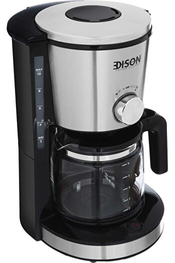 Edison Coffee Machine, 1.25 Liters, 1000 Watts, CM-338BEA BLACK - Black
