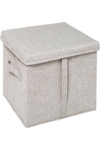 Five Simply Smart Orga Polypropylene and Polyester Foldable Storage Box with Lid