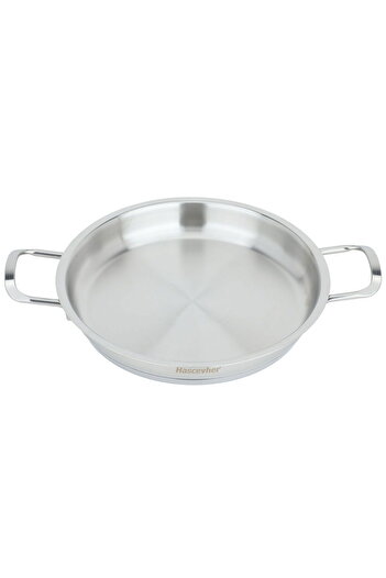 Alsaif Gallery Stainless Steel Pan, 22 × 3.5 cm - Silver