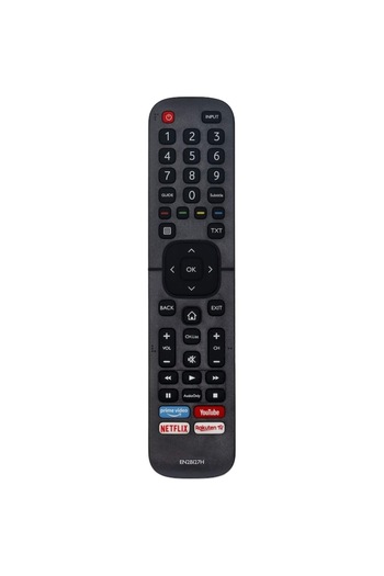Bogadini Universal Remote Control For Hisense Smart TV En2bi27h Led/lcd, Netflix Compatible, Black
