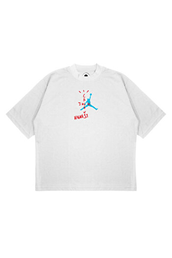TRAGEDY Unisex Oversize Cacti Travis Highest εμπριμέ μπλουζάκι