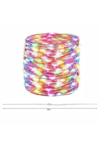 OEM Instalace vánočního osvětlení, časovač s dálkovým ovládáním, 300 LED, USB, 8 režimů svícení