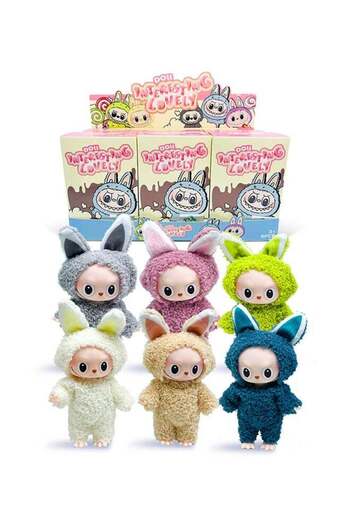 Pop Mart Glitterbloom Twinkleboo Labubu Dolls The Monsters Mini Keychain Figure 7-Inch Blind Box Collectible