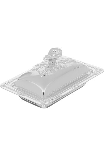 Alsaif Gallery Tamriya Steel Al Saif Gallery, 12.5×8.5×2.6 cm, Rectangular - Silver