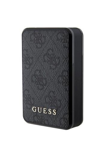 Guess Acumulator extern Guess, 10000mAh, 18W, QC, 1xUSB, 1xUSB-C, 1xMicroUSB, Indicator baterie (Negru)