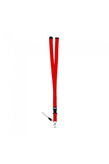 dalimag Badge Cord, Textile Material, 50 cm, Red