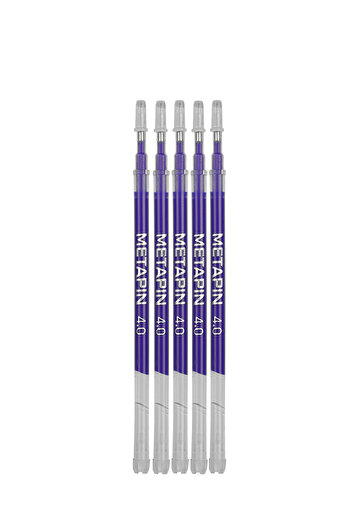 hodbehod Metapin Heat Erasable Flying Refill Pen Inside Blue (0.7 mm) - 50 Pieces