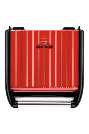 RUSSELL HOBBS Electric Indoor Grill Large With Cord storage for Home & Office Use, Stainless Steel F