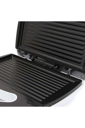Vivax Oliva Aparat de gătit sandwich-uri Vivax TS-7503WH, 750 W, plăci antiaderente, termostat, alb