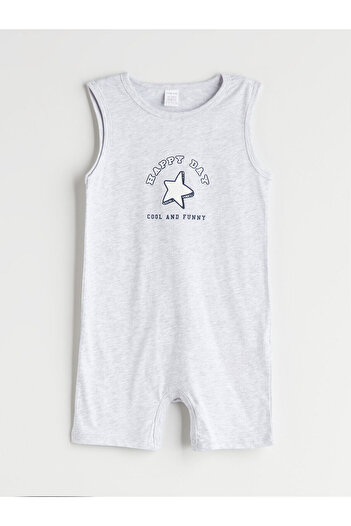 LC Waikiki Crew Neck Baby Boy Camisole Jumpsuit 3-Piece