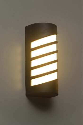 EKM29 ekim Aydınlatma 24 Watt Ledli Oval Çerçeveli SENSÖRLÜ Aplik, Banyo, Teras, Veranda, Balkon,