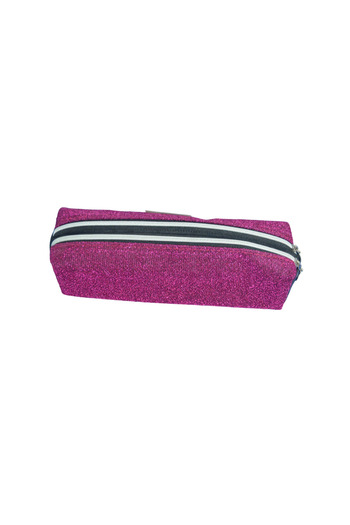 Kidea Glitter pencil case, 20 x 6 x 3.9 cm, pink