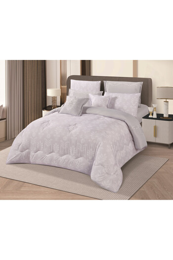 HOURS Horse 8-Piece Soft Embroidered Double-Sided Heavy Fill Quilt Set Cornelia-003