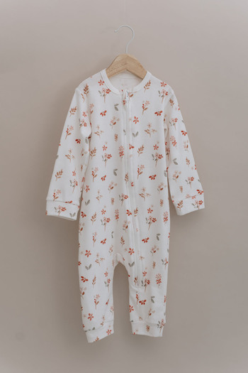 Tuğba Kuğu Jumpsuit Without Zipper Booties - Pureline Series - Soft Bloom