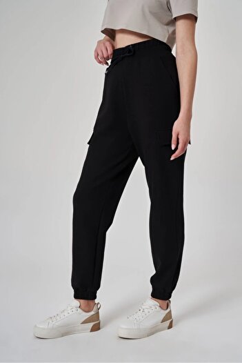 Exuma Women's Black Sweatpants 1528010-Black