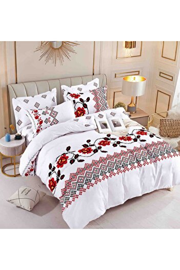 CHIRASO CHIRASO Bedding, FINET 6 Pieces, 2 Persons, Fitted Sheet 180x200, Colorful Print