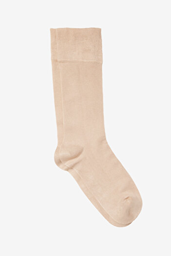 ALTINYILDIZ CLASSICS Ανδρικές μονές κάλτσες Beige Melange Bamboo