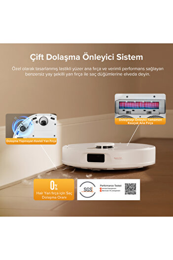 Roborock Qrevo L Akıllı Robot Süpürge - Beyaz