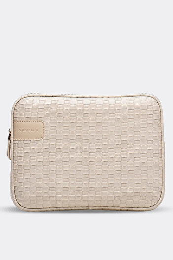 MORCA 11" Inch Straw Beige Tablet Case - iPad Air Pro, Matepad, Galaxy