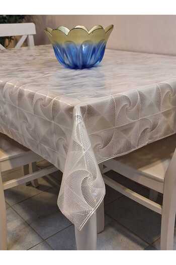 Başak Ev Tekstili Imported PVC Oilcloth - Patterned Removable Tablecloth
