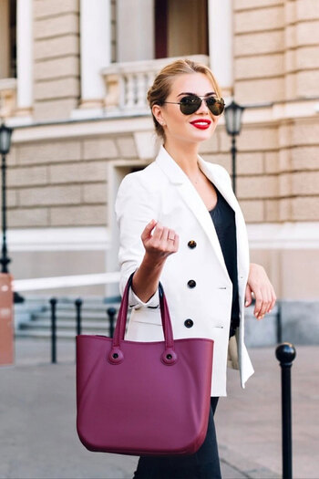 QUTU S-Bag Exclusive Silicone Effect Handbag