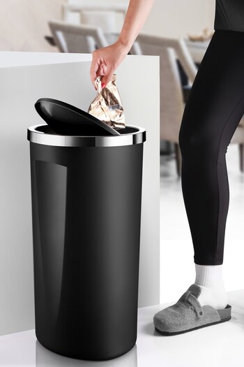 Prima Nova Lenox 35 Lt Rotating Lid Bathroom Kitchen Office Trash Can