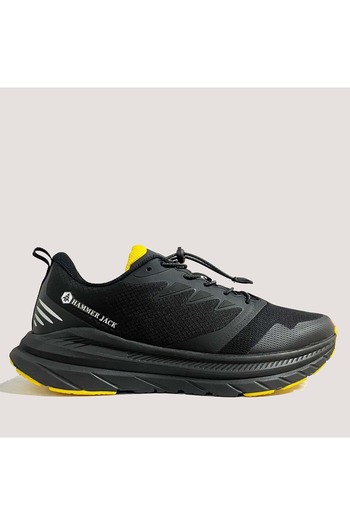 Hammer Jack Men's Laceless Sports Shoes 24801 - Black - 44