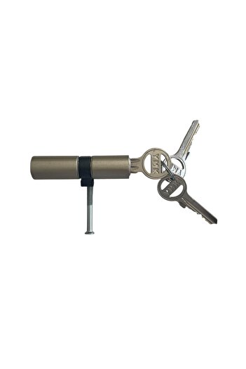 YMK Young Osman Steel Door Hub 68mm with 3 Keys