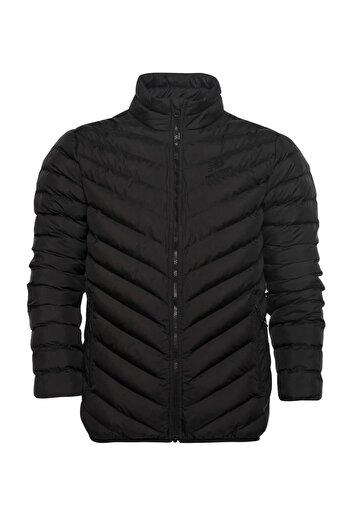 New Balance Nb Lifestyle Men Jacket Pánský černý kabát Mnj3232-bk