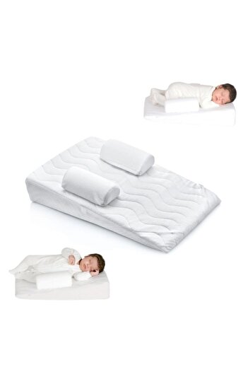 SARBUNU Protective Pillow Baby Reflux Bed Zippered Case 65X40 cm