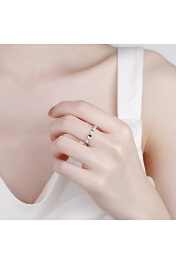 delis Inel Argint 925, Jw1318, Model Inimioare, Placat Cu Rodiu