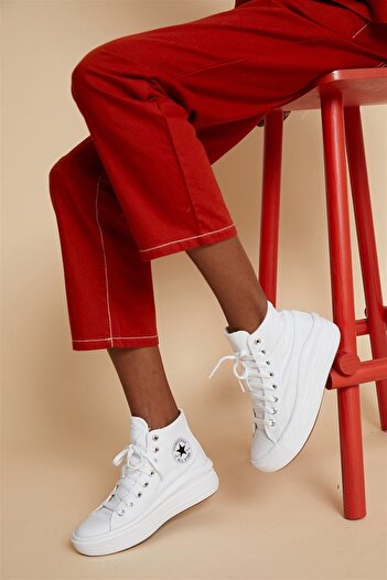 Converse Ctas Move Hi568498C White Women's Casual Shoes