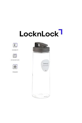 locknlock 1.5L Easy Grip Water Bottle - Grey