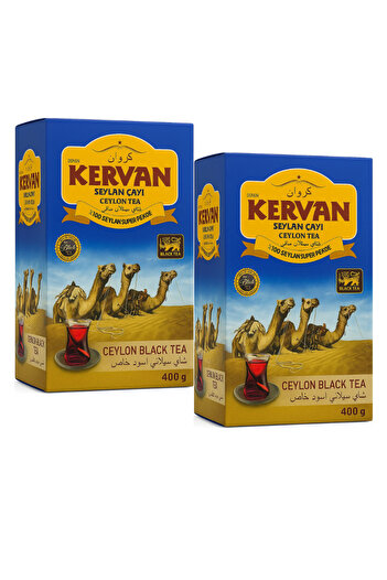 Kervan Pure Ceylon Tea - 2x400 gr Imported Design