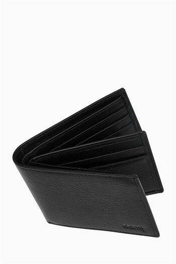 DAMY Genuine Leather Rfid Protected Men's Wallet 334 - Black