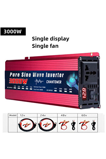 Choice 220V 50HZ 24V Universal 3000W Pure Sine Wave Inverter 12V 220V 24V 110V 1000W 2000W 3000W 4000W 5000