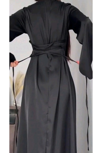 PERADO Back Drawstring Zipper Evening Dress