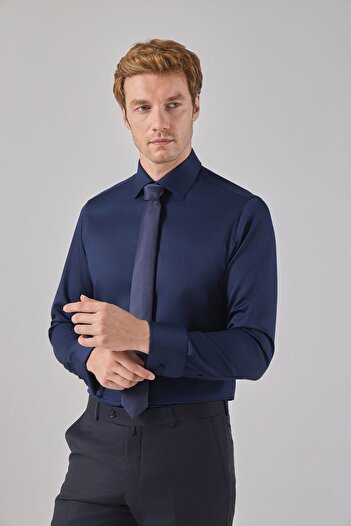 Paşahan Сорочка Comfort Fit з подвійними манжетами
