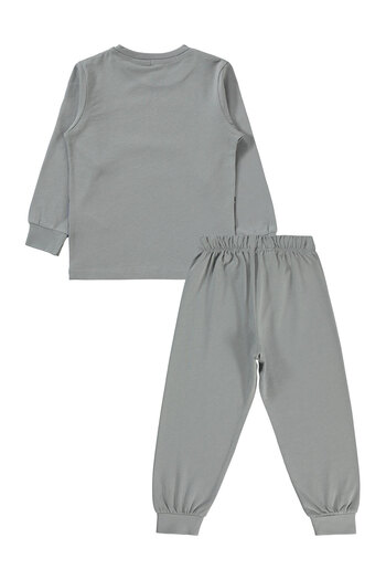 Batman 2-5 Years Boy Gray Pajama Set